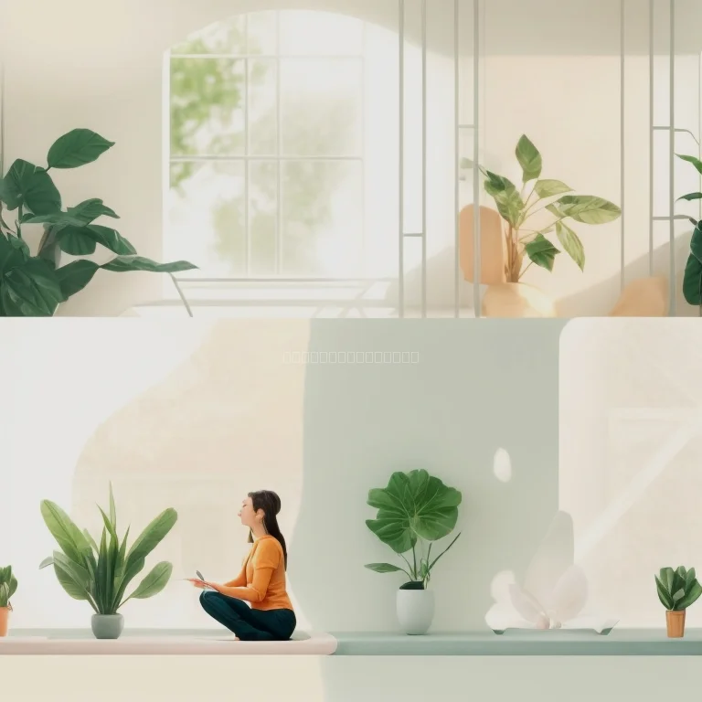 穏やかな心を表現するイメージ